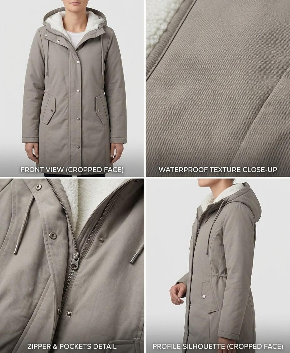 Women’s Hooded Weather Resistant Winter Coat