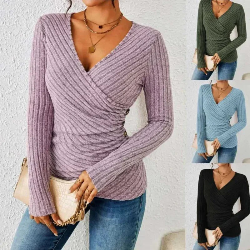 AURORA - Tummy Tucking Long Sleeve Top