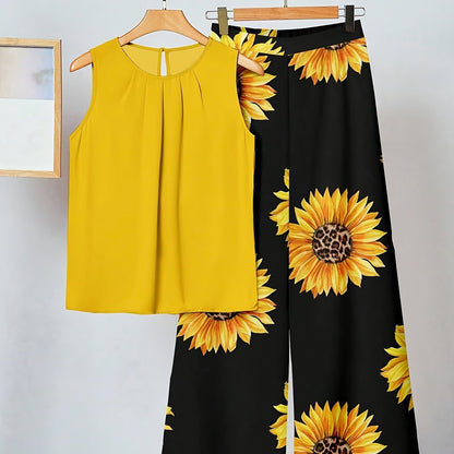 Cassidy | Sunflower Two-Piece Set