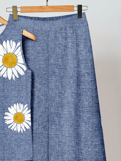 Kaitlyn | Daisy Flower Two-Piece Set