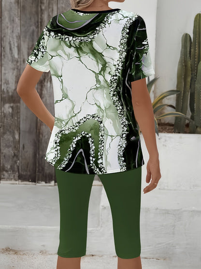 Luna™ | Botanical Print Stretch Set
