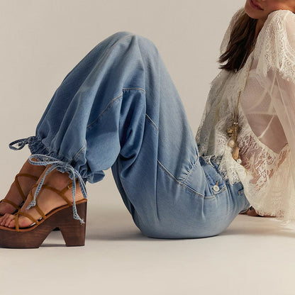 ORISELLE – ELEGANT FLOWY-FIT JEANS