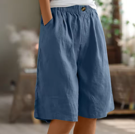 ZYLA – LINEN COMFORT RELAXED SHORTS