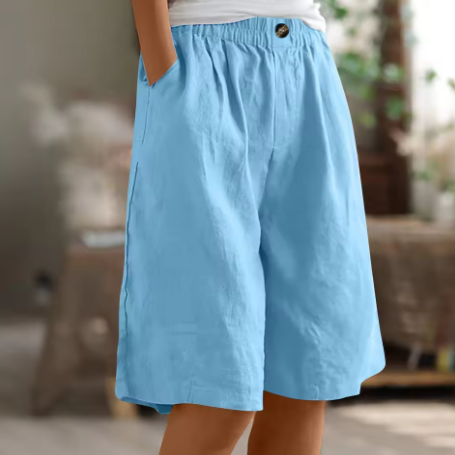 ZYLA – LINEN COMFORT RELAXED SHORTS
