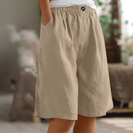 ZYLA – LINEN COMFORT RELAXED SHORTS