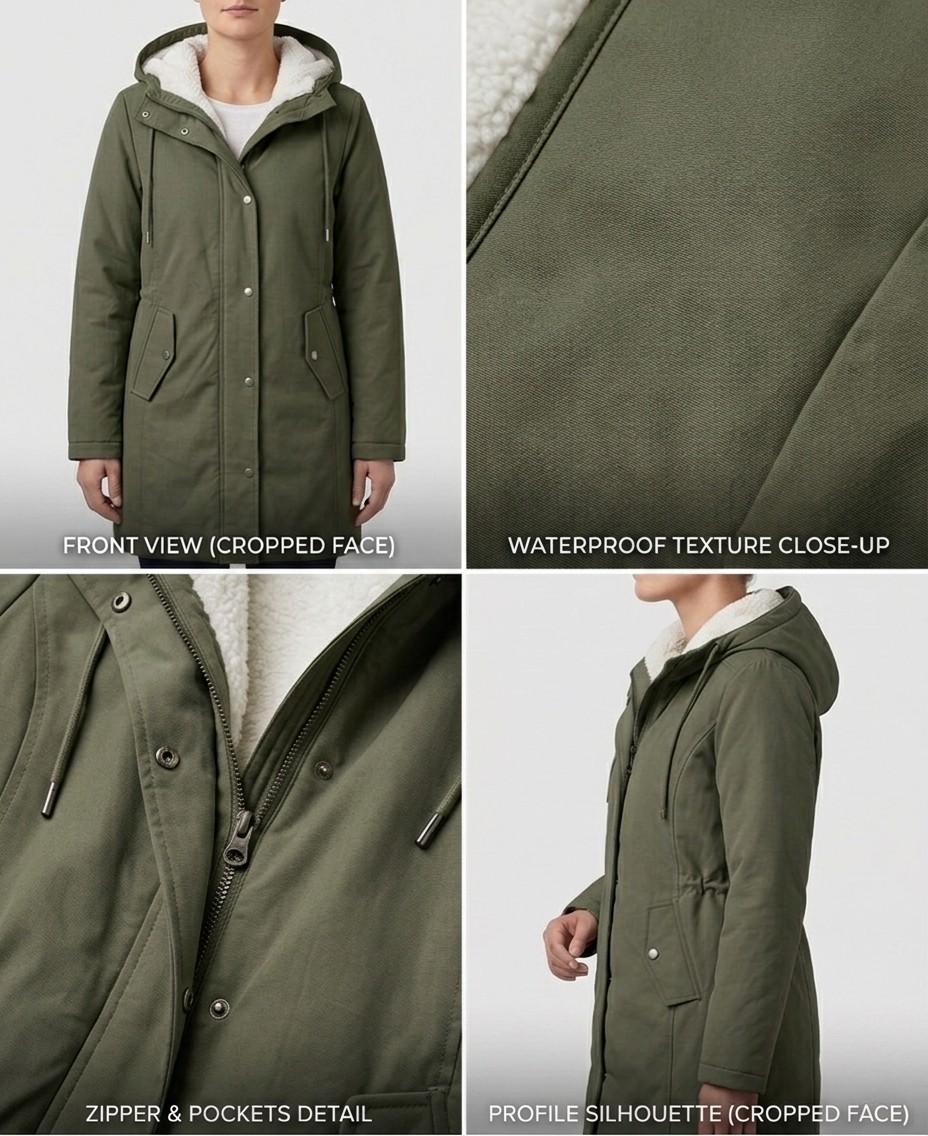 Women’s Hooded Weather Resistant Winter Coat