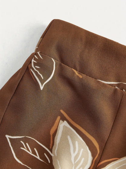 Marissa | Casual Brown Two-Piece Set