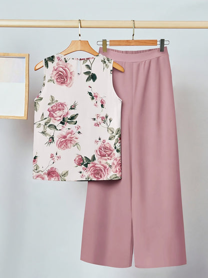 Kristen | Floral Print Two-Piece Set