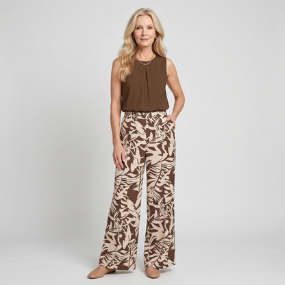 Shelby | Plant Print Two-Piece Set