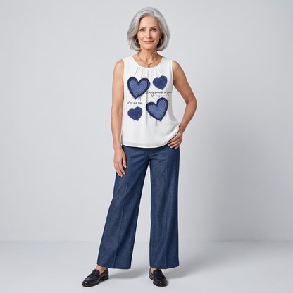 Vanessa | Minimalist Heart Two-Piece Set